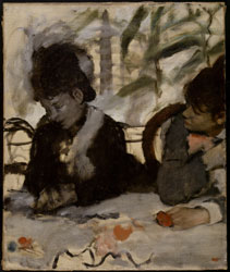 Painting: “Two Women at a Café”