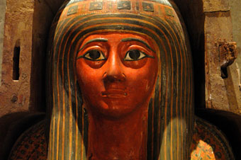 Egyptian Sarcophagus Head