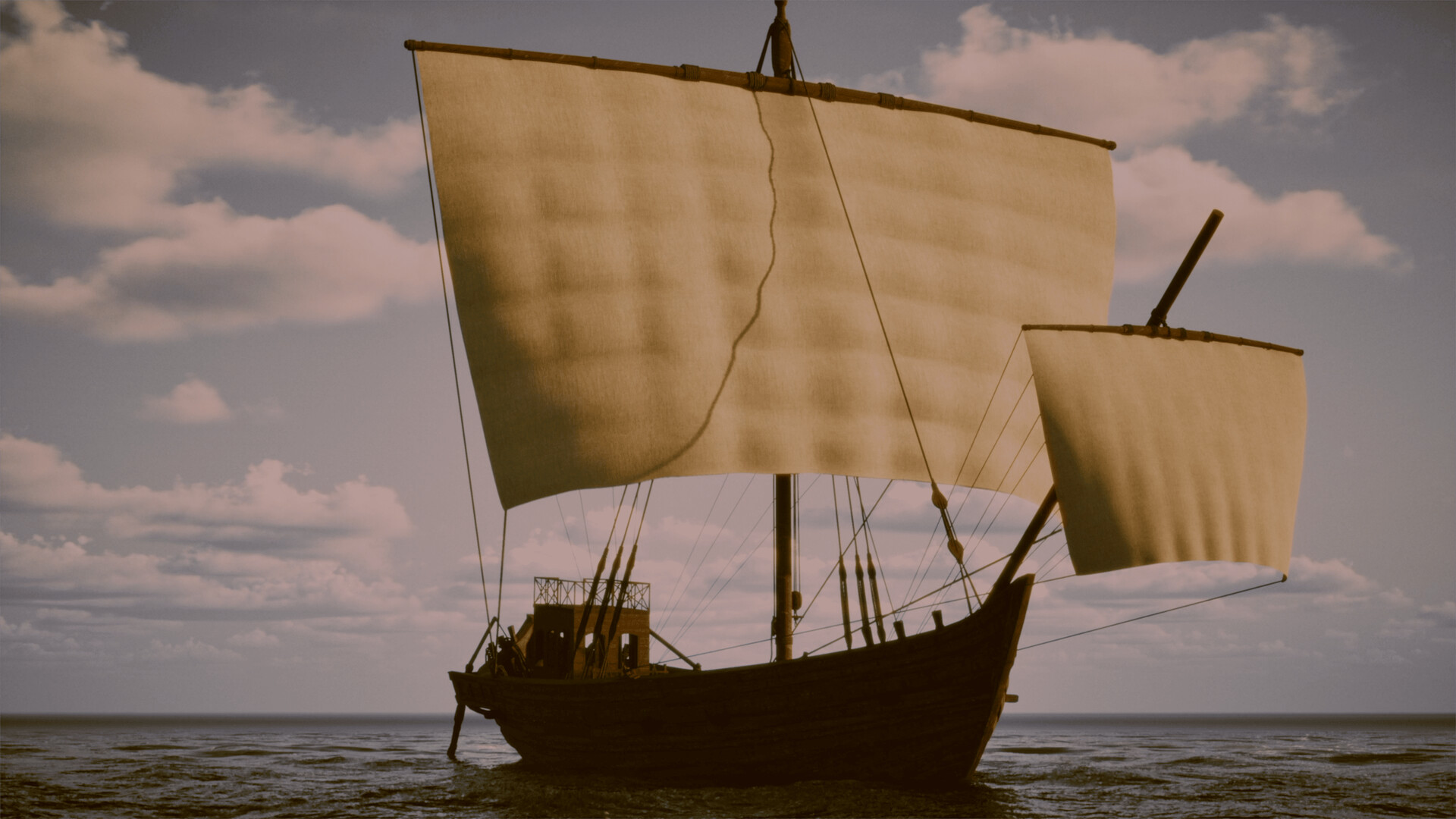 fountain and columns