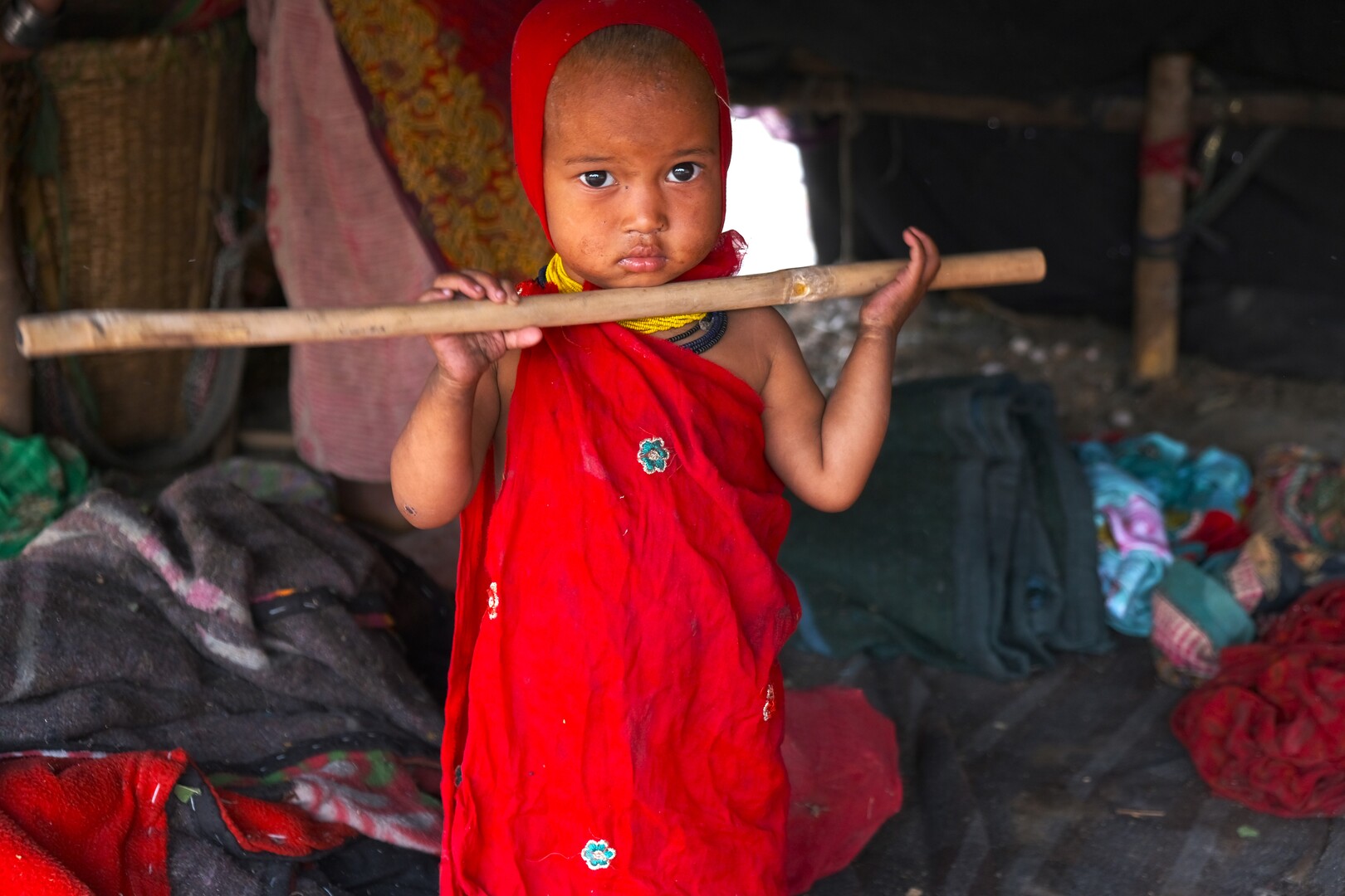 fountain and columns