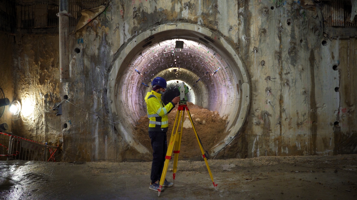 fountain and columns