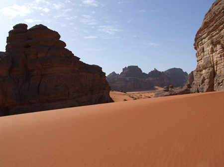 Libyan desert landscape
