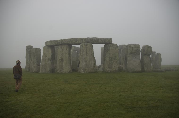 Stonehenge in the mist