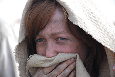 Refugee Woman Crying