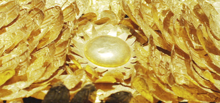 Etruscan gold leaf